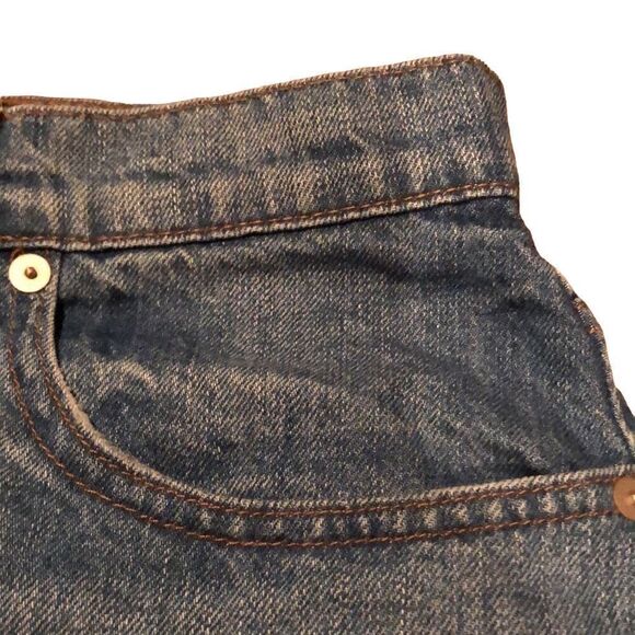 Madewell Womens Denim Mini Skirt Size 29 A-line Country Casual Summer Grunge - Picture 4 of 7